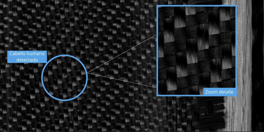 Inspección de fibra de carbono mediante visión artificial