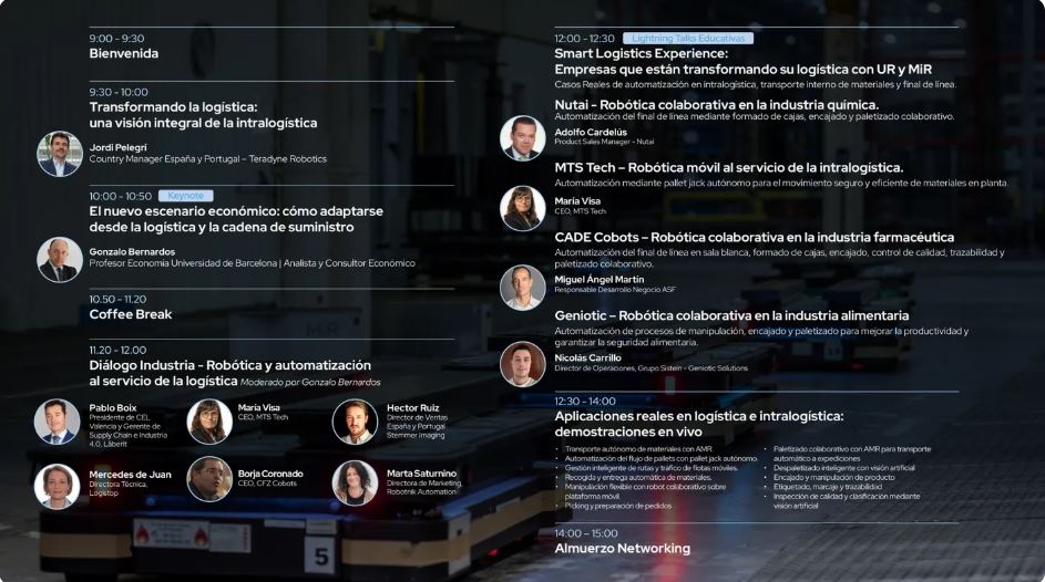 NUTAI en WeAreCobots Logistics 2026 1 programa WeAreCobots Valencia